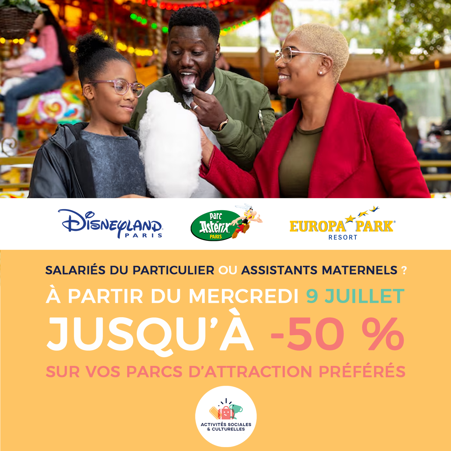 Vente flash parcs d'attraction