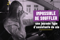 impossible de souffler, une journée type d'assistante de vie