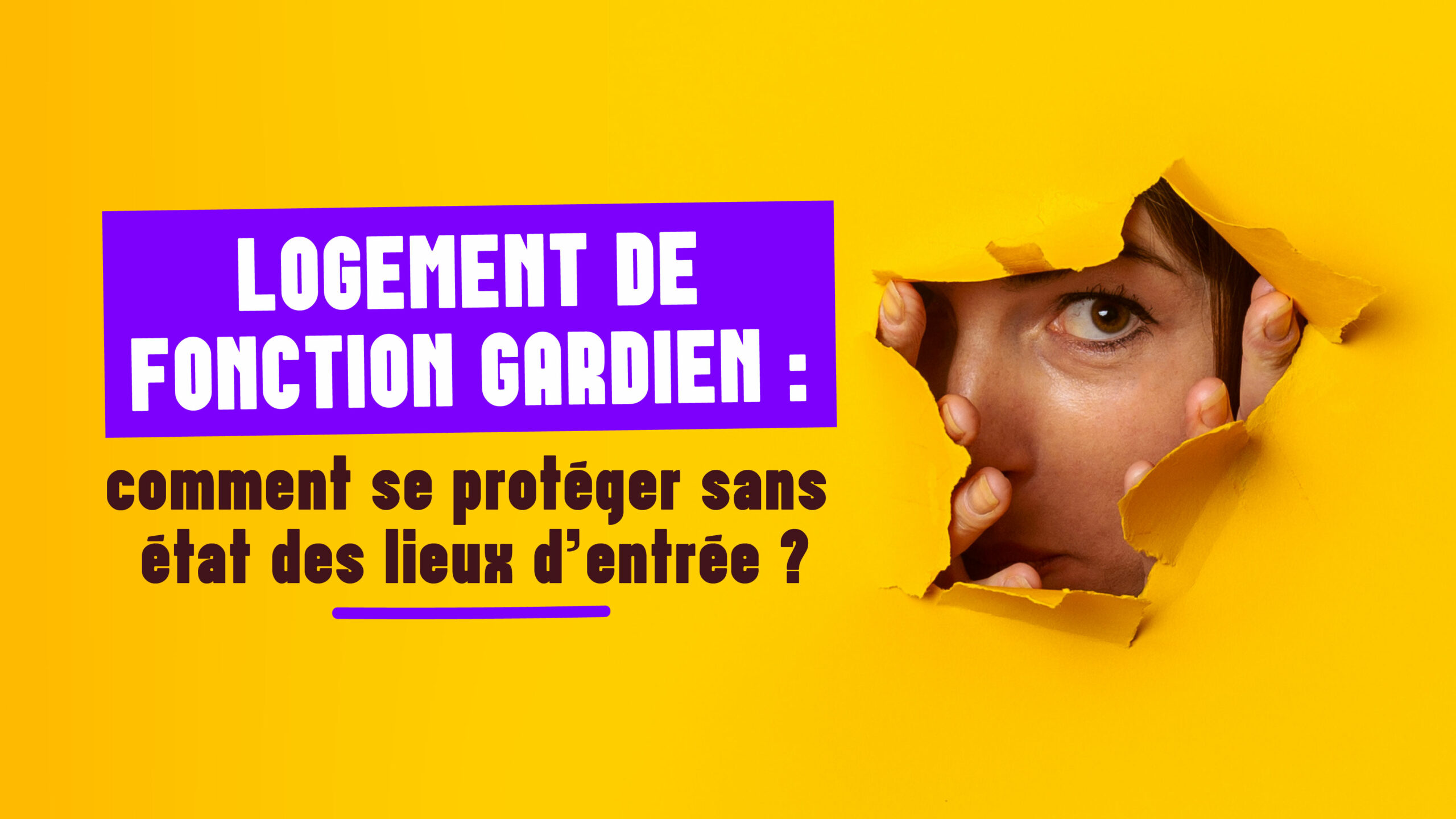 Logement de fonction, gardien, comment se protéger des états des lieux d'entrée ?